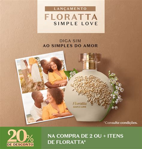 Linha Floratta: Cosméticos Femininos .